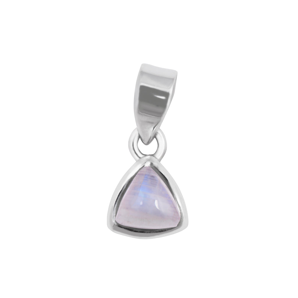 Moonstone June Birthstone Necklace Sterling Silver
