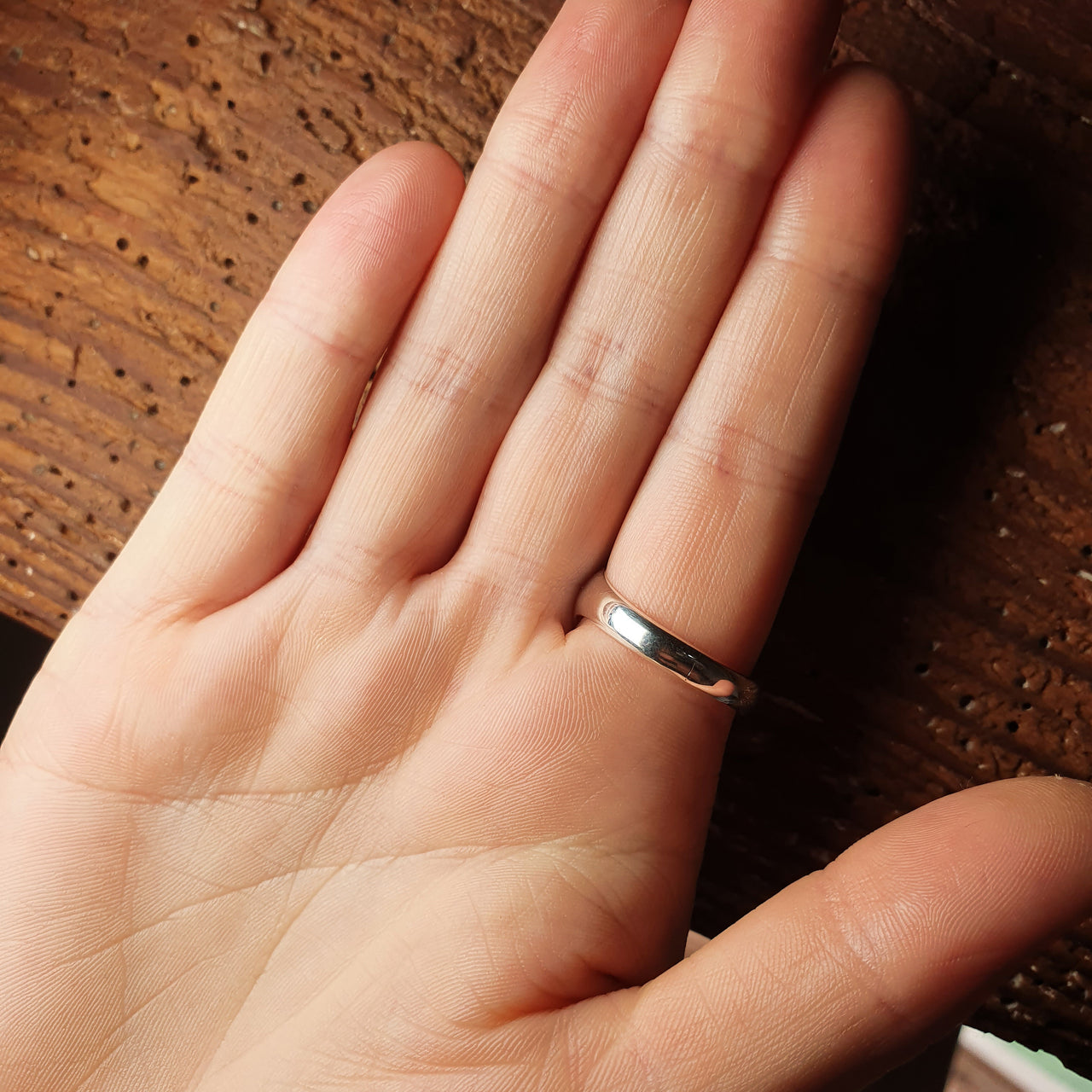 | Anillo de piedra grande ( Large Stone Ring) Moonstone & Rose Quartz (Piedra lunar& Rosa de cuarzo)