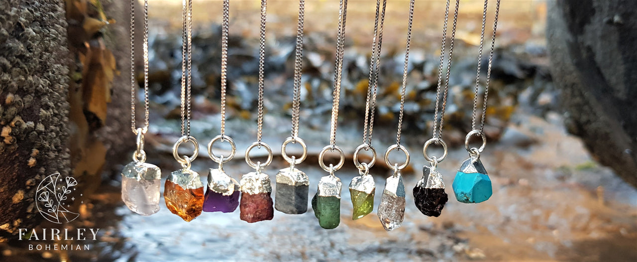 birthstone personalised necklace gift