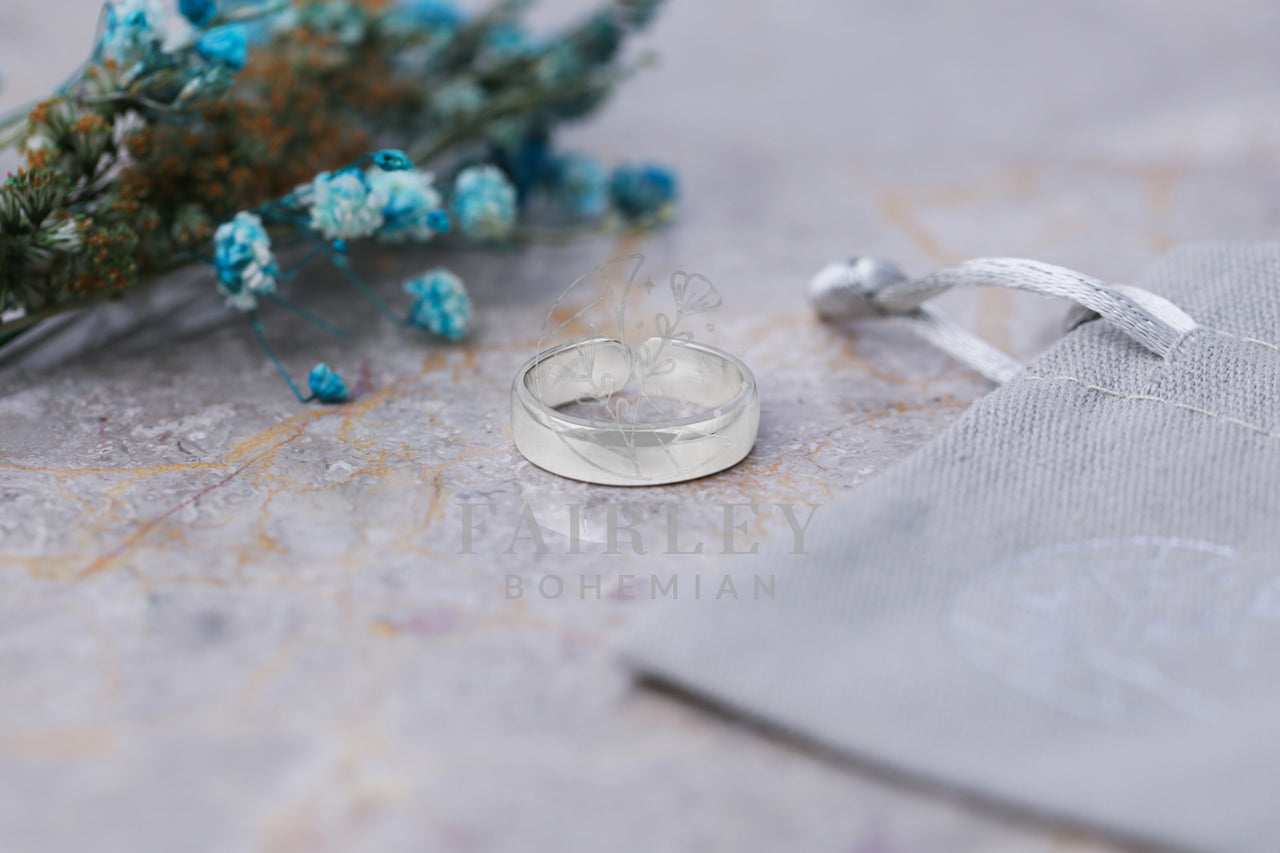 | Engraved Band Ring |