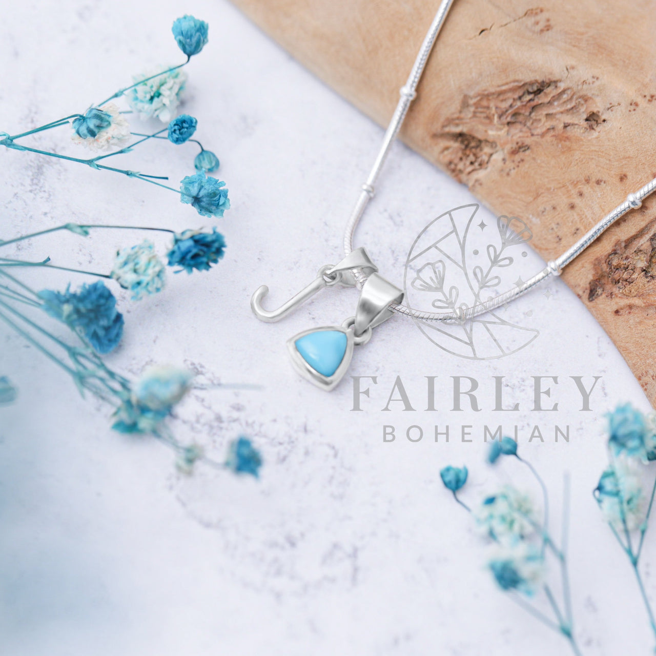turquoise personalised gemstone birthstone december necklace Check out our full range of Boho Jewellery // Boho Jewelry // Hippie Jewellery // Hippie Jewelry // Boho Chic Jewellery // Boho Chic Jewelry