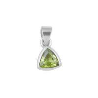 Thumbnail for August Birthstone Necklace Peridot Sterling Silver
