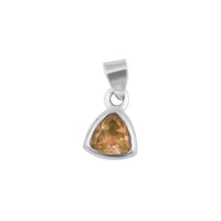 Thumbnail for Citrine November Birthstone Sterling Silver Necklace