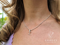Thumbnail for | Birthstone and Initial Necklace |