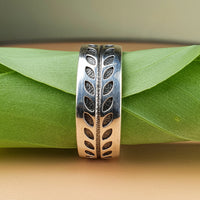 Thumbnail for solid 925 sterling silver adjustable boho ring