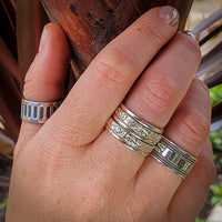 Thumbnail for hand model with flowers with bohemian jewellery and rings