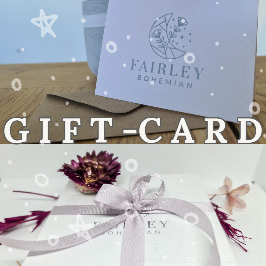 gift card fairley bohemian jewellery gift ideas for her