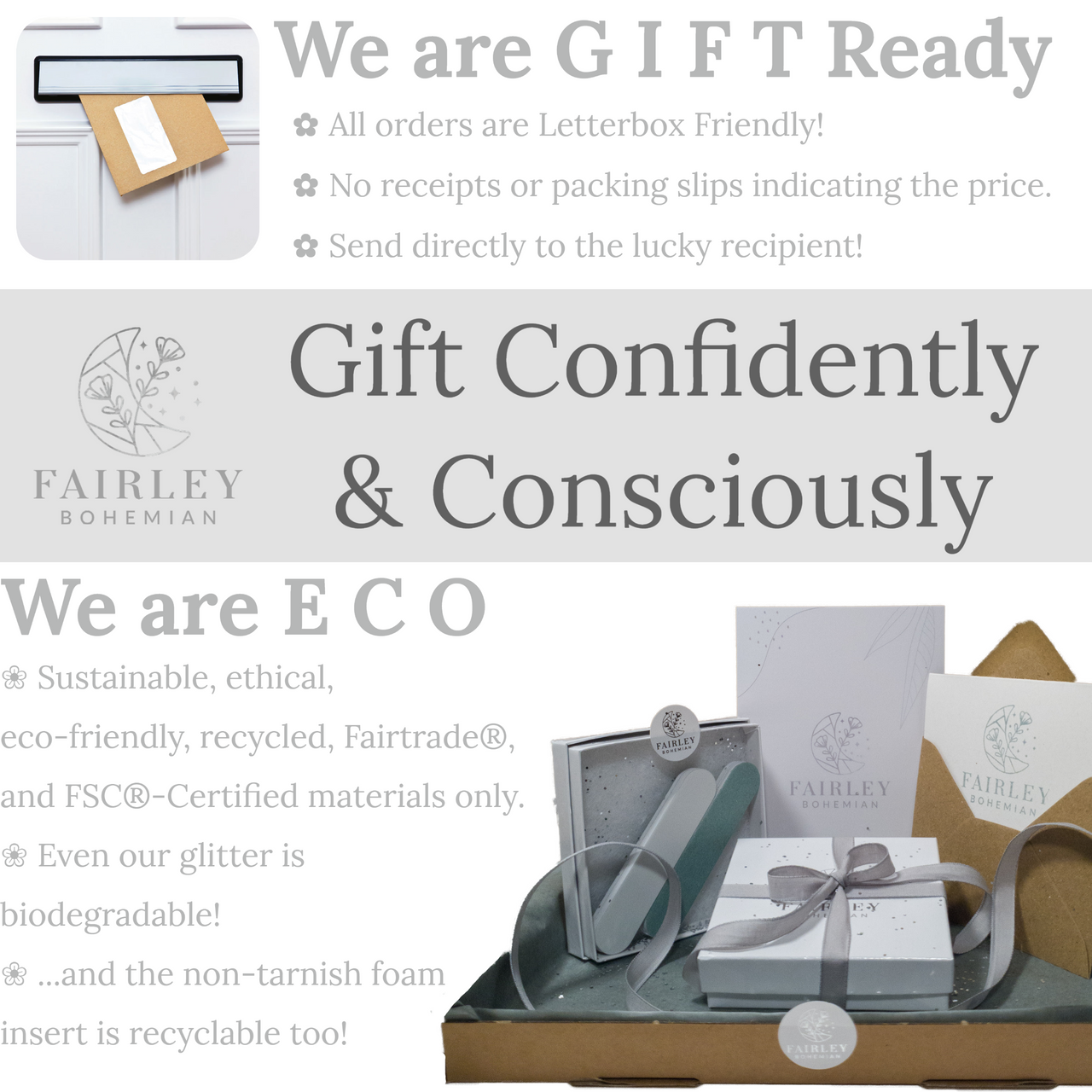 gift confidently and consciously with fairley bohemian