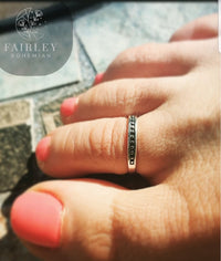 Thumbnail for anillos de plata esterlina para los pies, anillo de plata esterlina, anillos ajustables para los pies, plata maciza 925, anillos para los pies boho